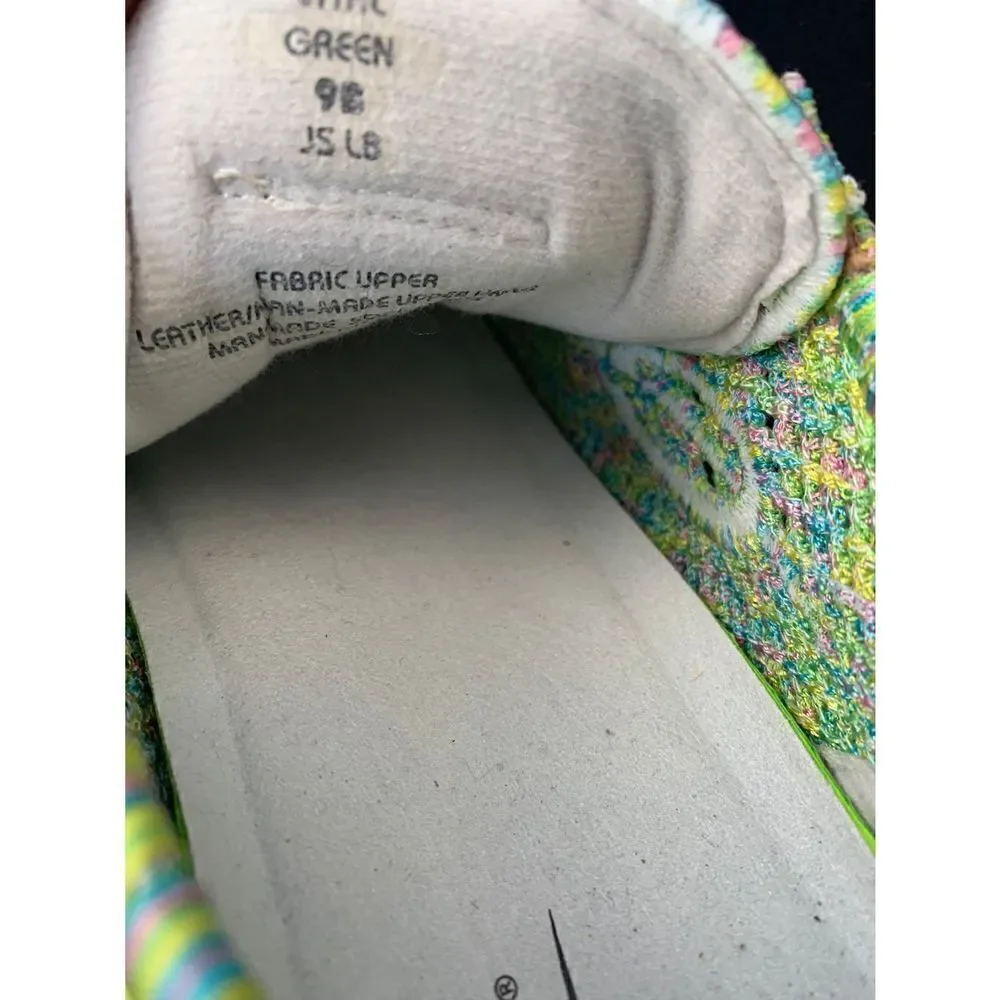 EARTH Shoes Vital Green Fabric Mesh Sneakers Sz 9B Women's